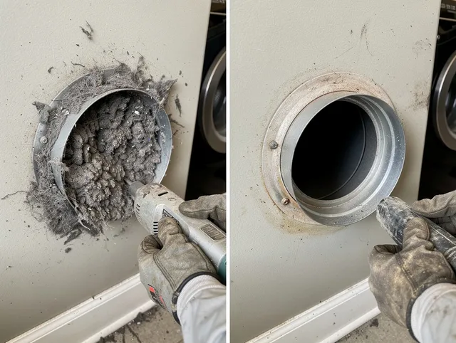 Professional clogged vent cleaning by Northborough Dryer Vent Cleaning in Northborough