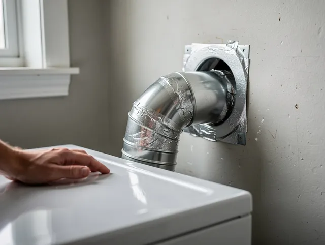 Northborough Dryer Vent Cleaning expert performing professional dryer vent repair and installation in Northborough