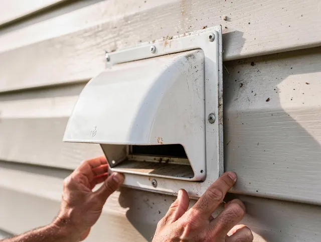 Northborough Dryer Vent Cleaning technician delivering thorough residential dryer vent cleaning service in Northborough